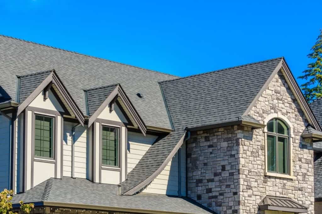 roof on a house